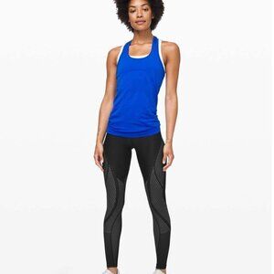 Lululemon Mapped Out High Rise Tight Black/Glacier Grey 28"